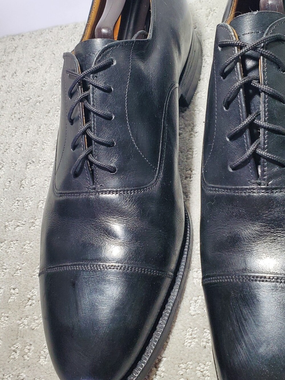 Church's Consul 2.0 black leather cap-toe oxford shoes, featuring a five-eyelet - Picture 12 of 15